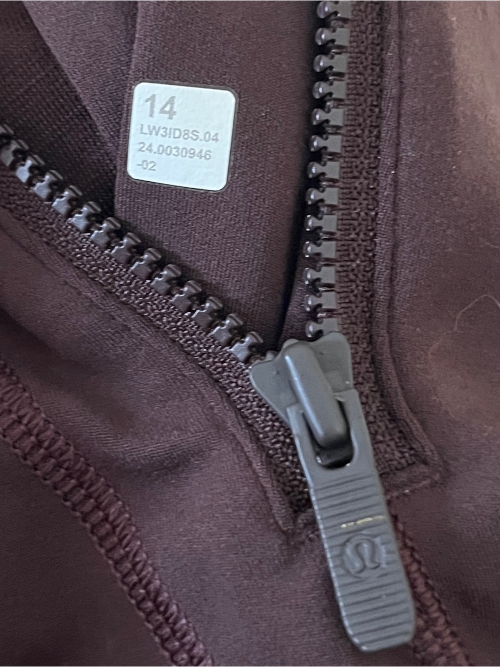 LN!🍒LULULEMON sz 14 DEFINE Jacket ESPRESSO Brown Full-Length *NULU - Picture 4 of 7